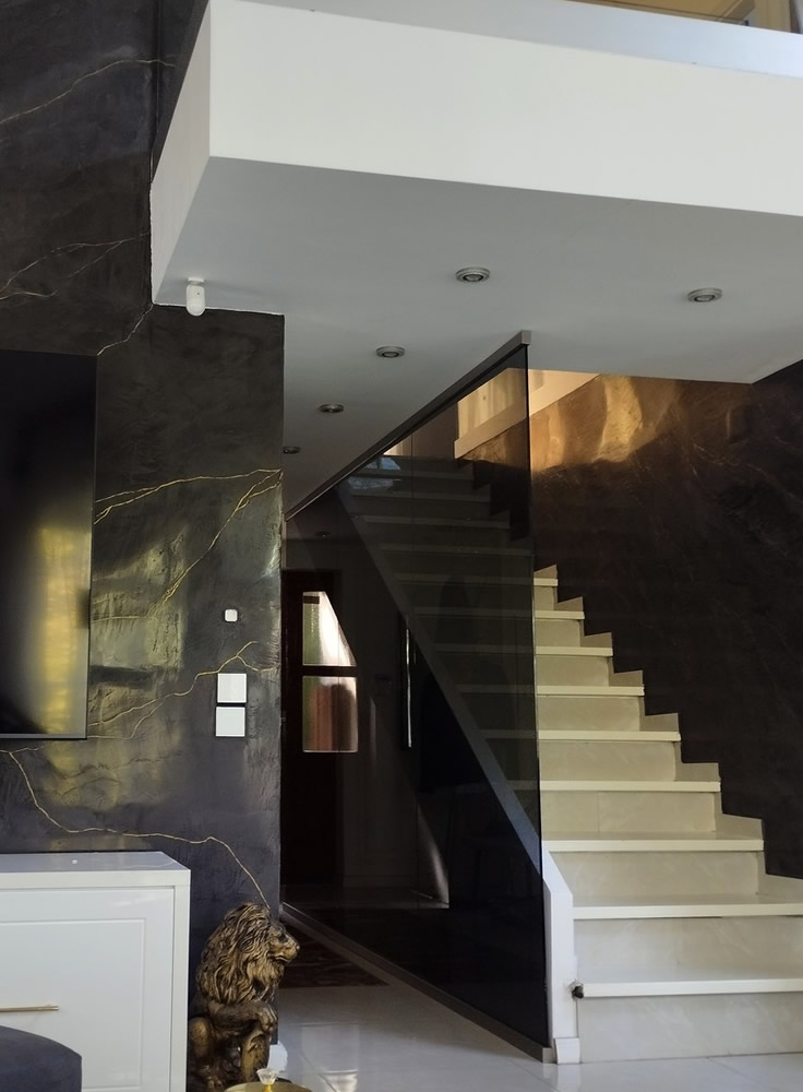 márványelület képzése